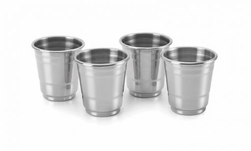 Outset shotsglas i rostfritt stål set om 4 - Bild 2