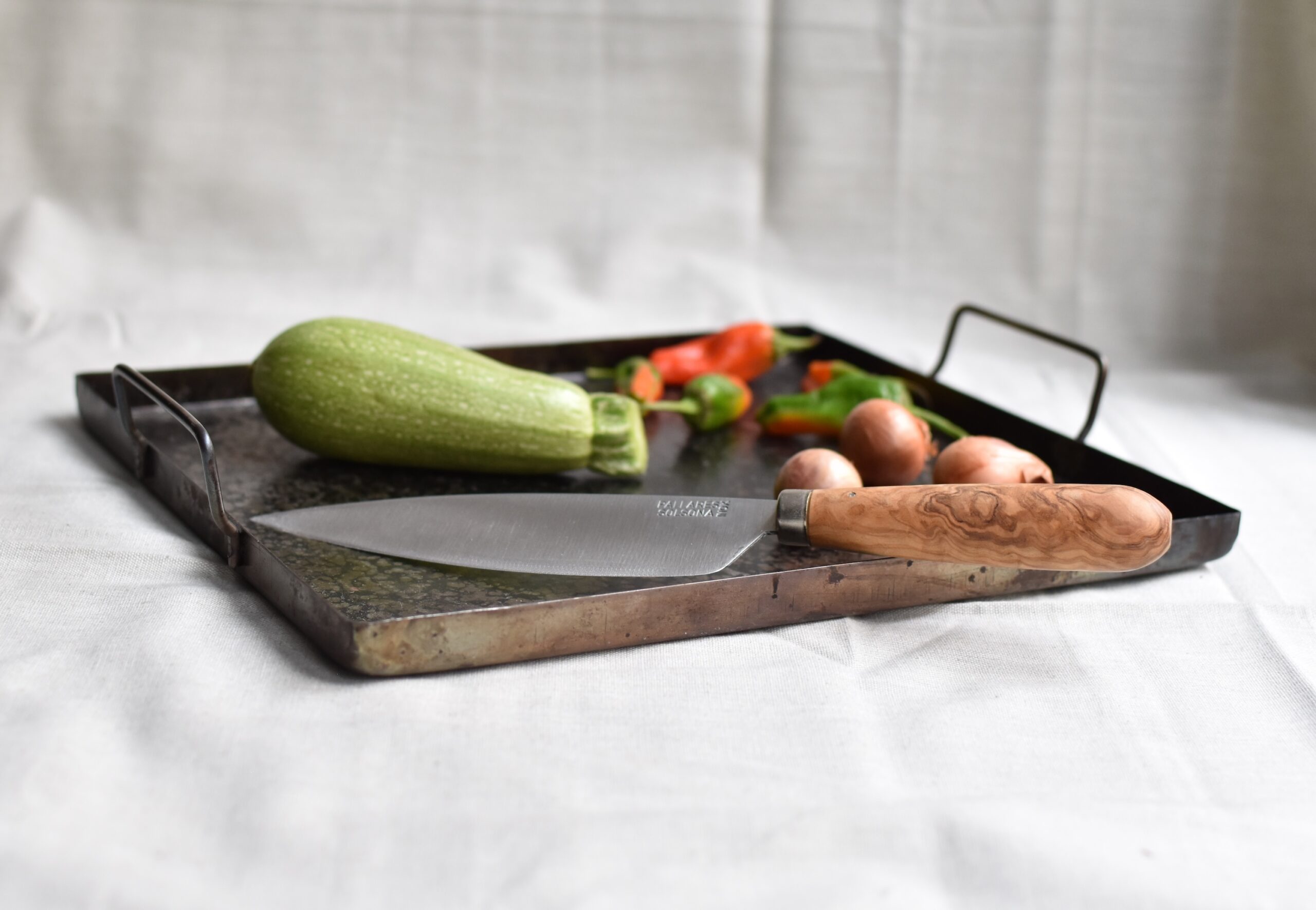 Pallarès traditionell kökskniv rostfri 16 cm - Oliv - Bild 2