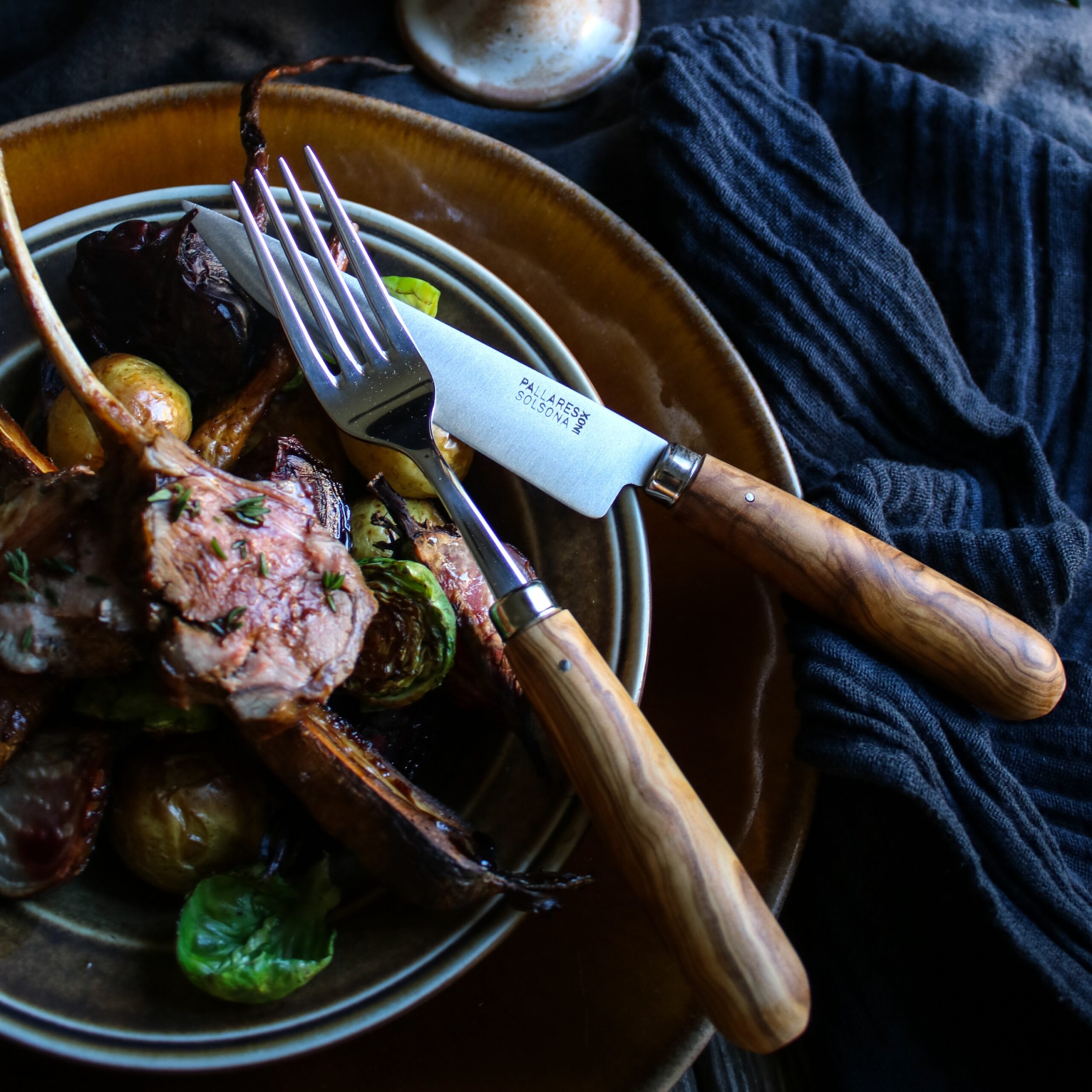 Pallarès matbestick Oliv set om 2 - Bild 2