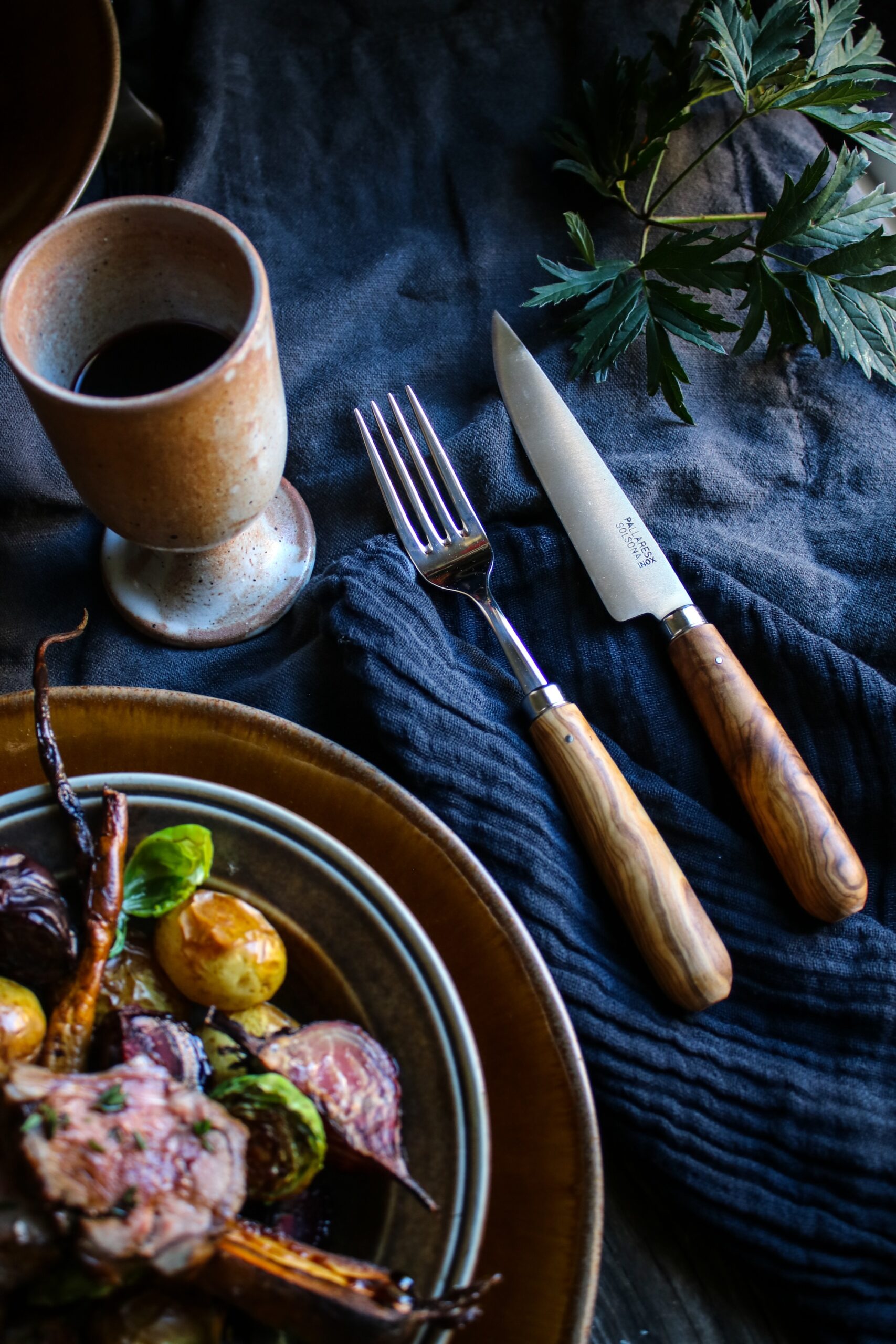 Pallarès matbestick Oliv set om 2 - Bild 5